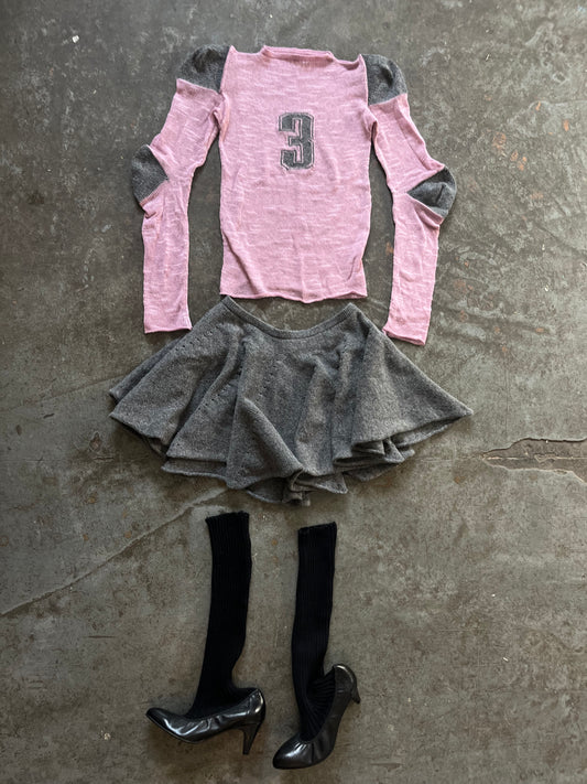 Jersey cotton knit long sleeve