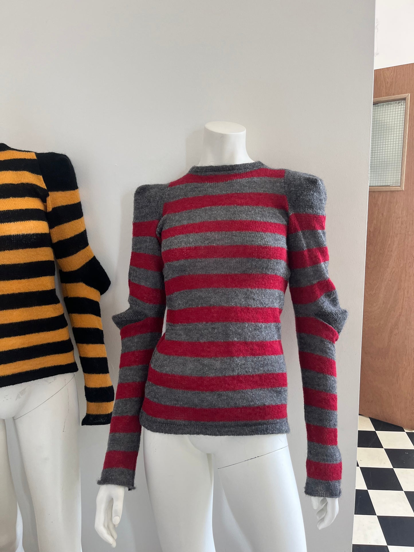 Mohair striped jumper