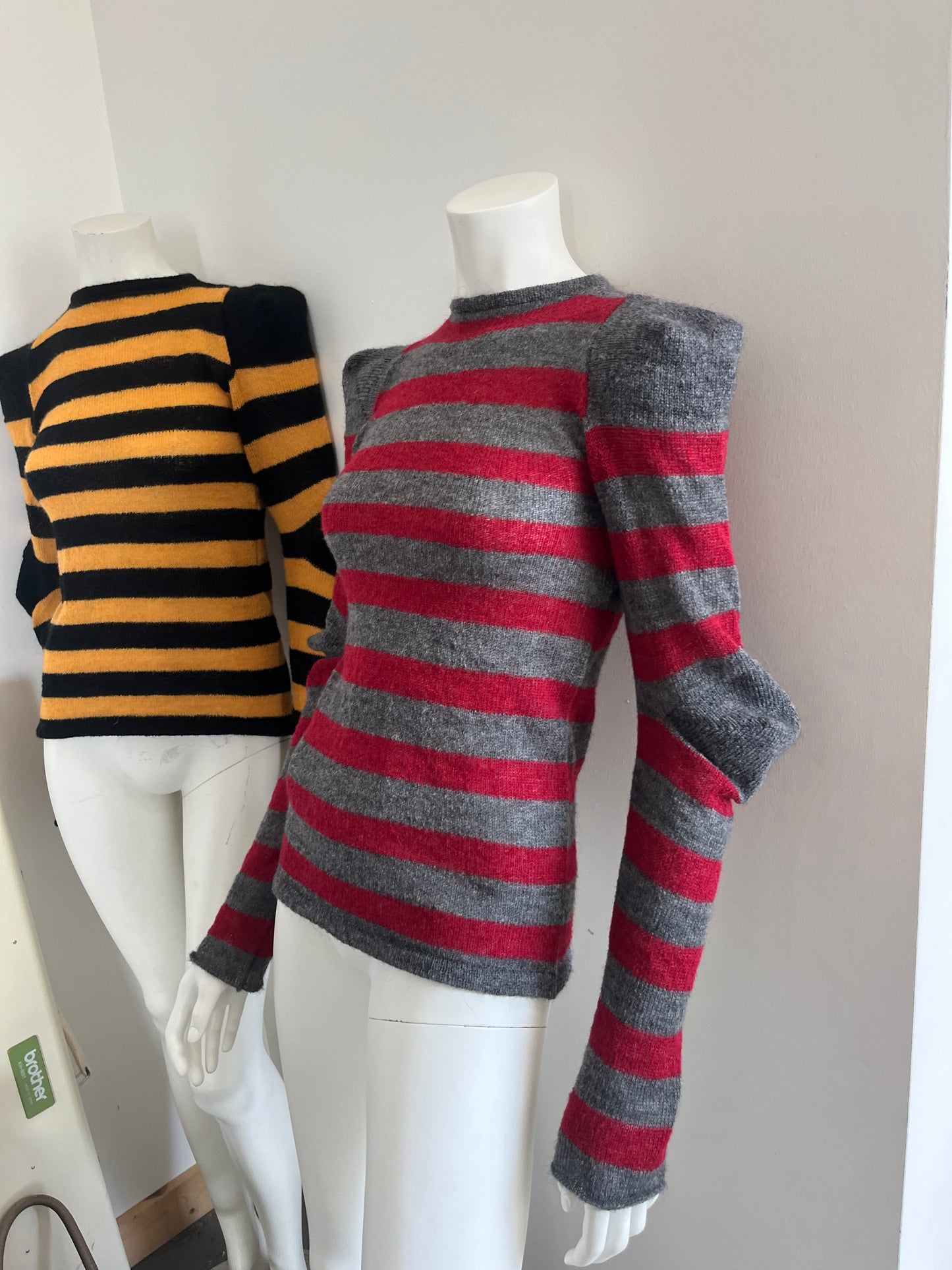 Mohair striped jumper