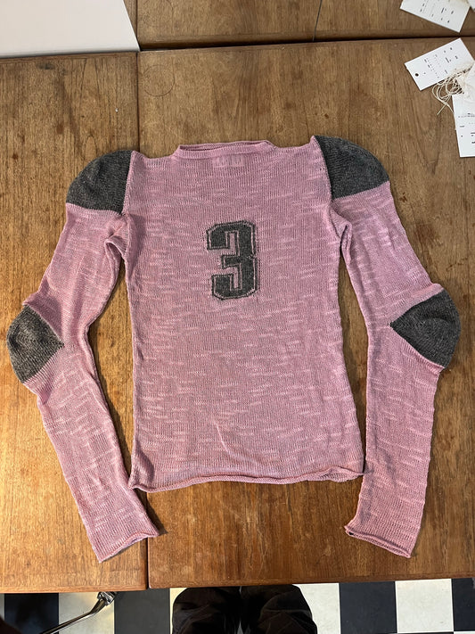 Jersey cotton knit long sleeve