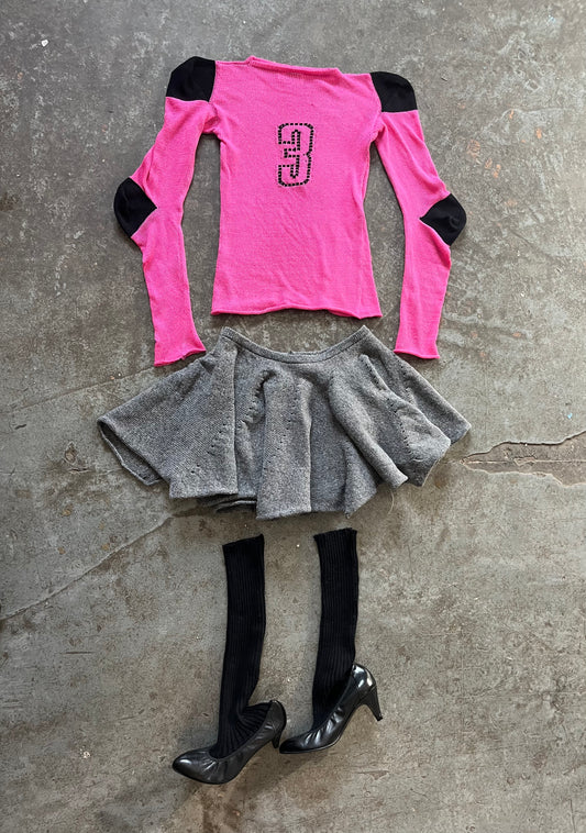 Jersey cotton knit long sleeve