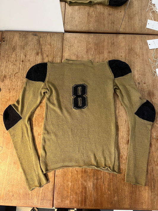 Jersey cotton knit long sleeve