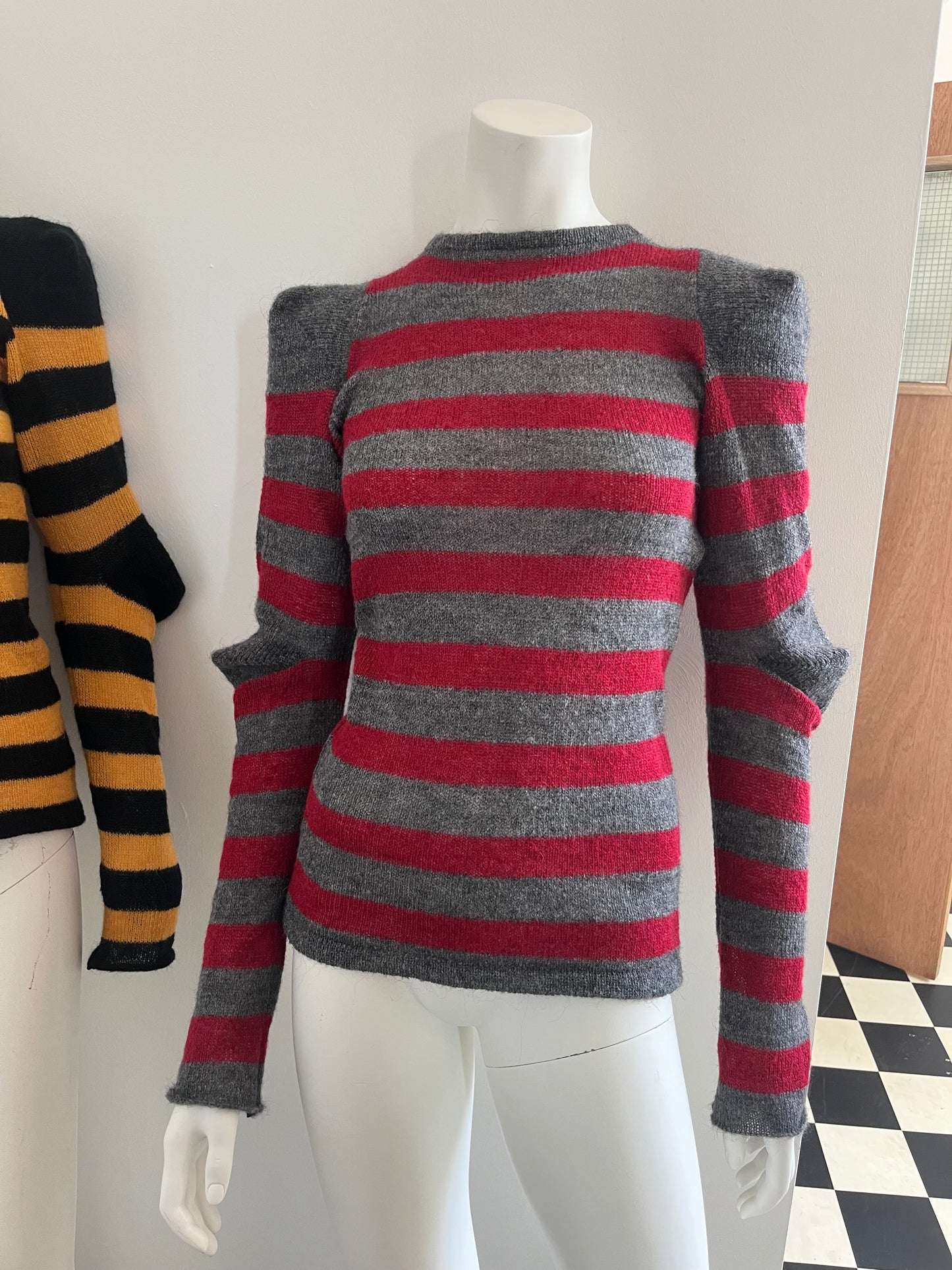 Mohair striped jumper
