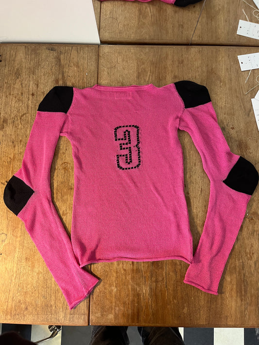 Jersey cotton knit long sleeve