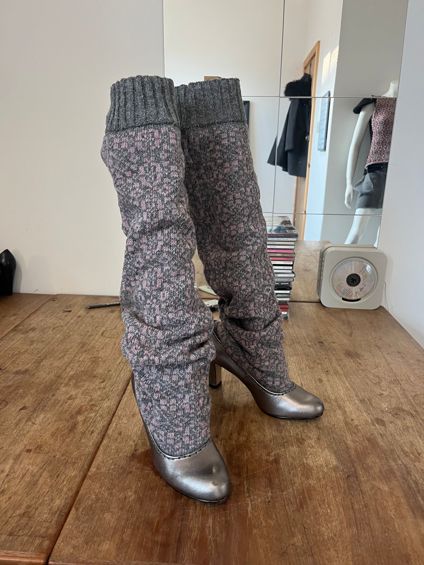Wool reworked boots