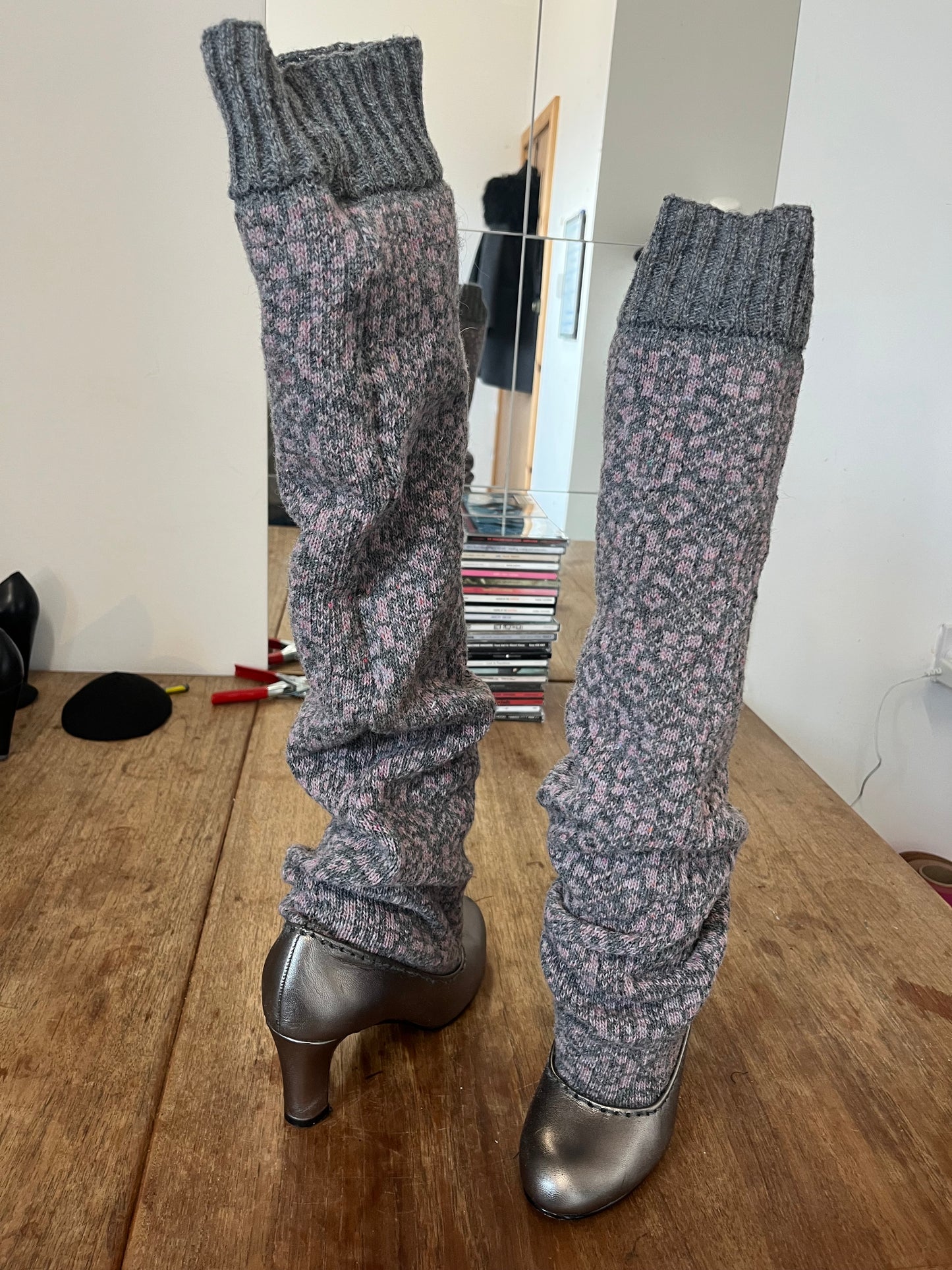 Wool reworked boots