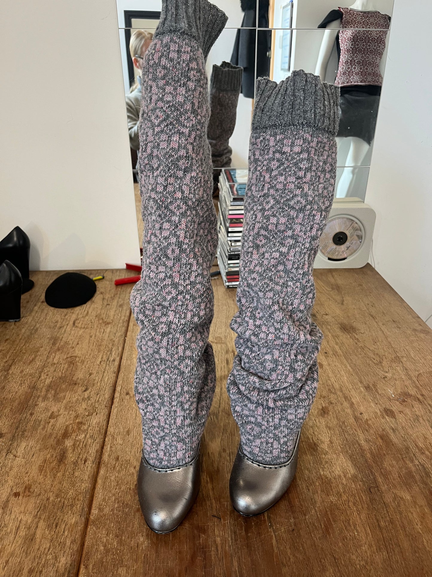 Wool reworked boots