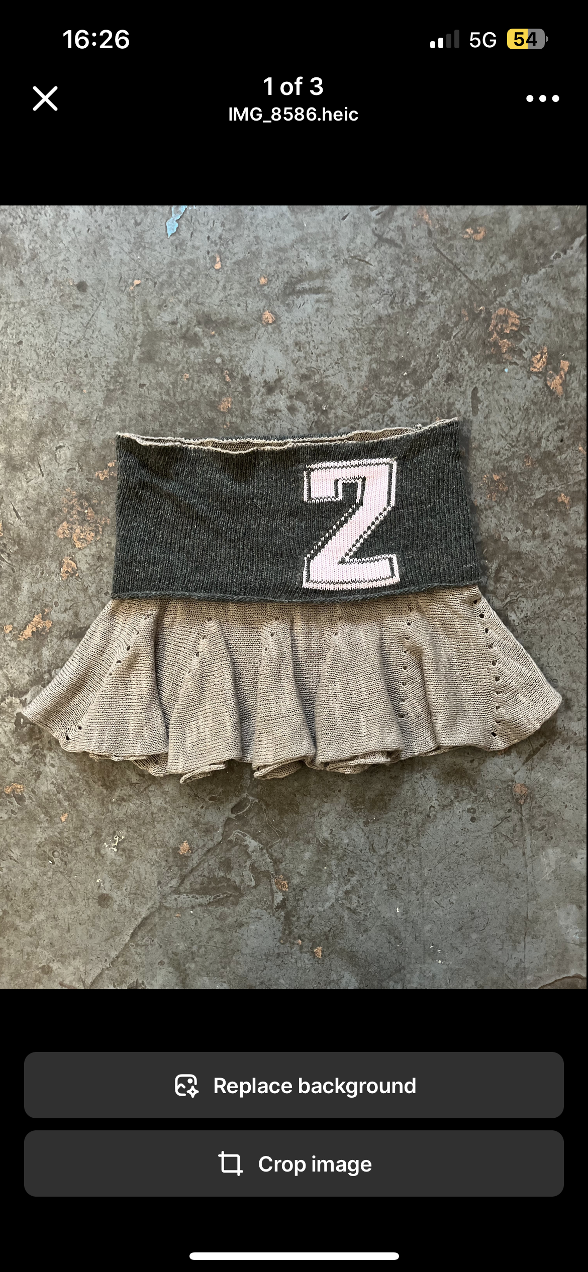 TOP AND SKIRT SET - Pink+ grey