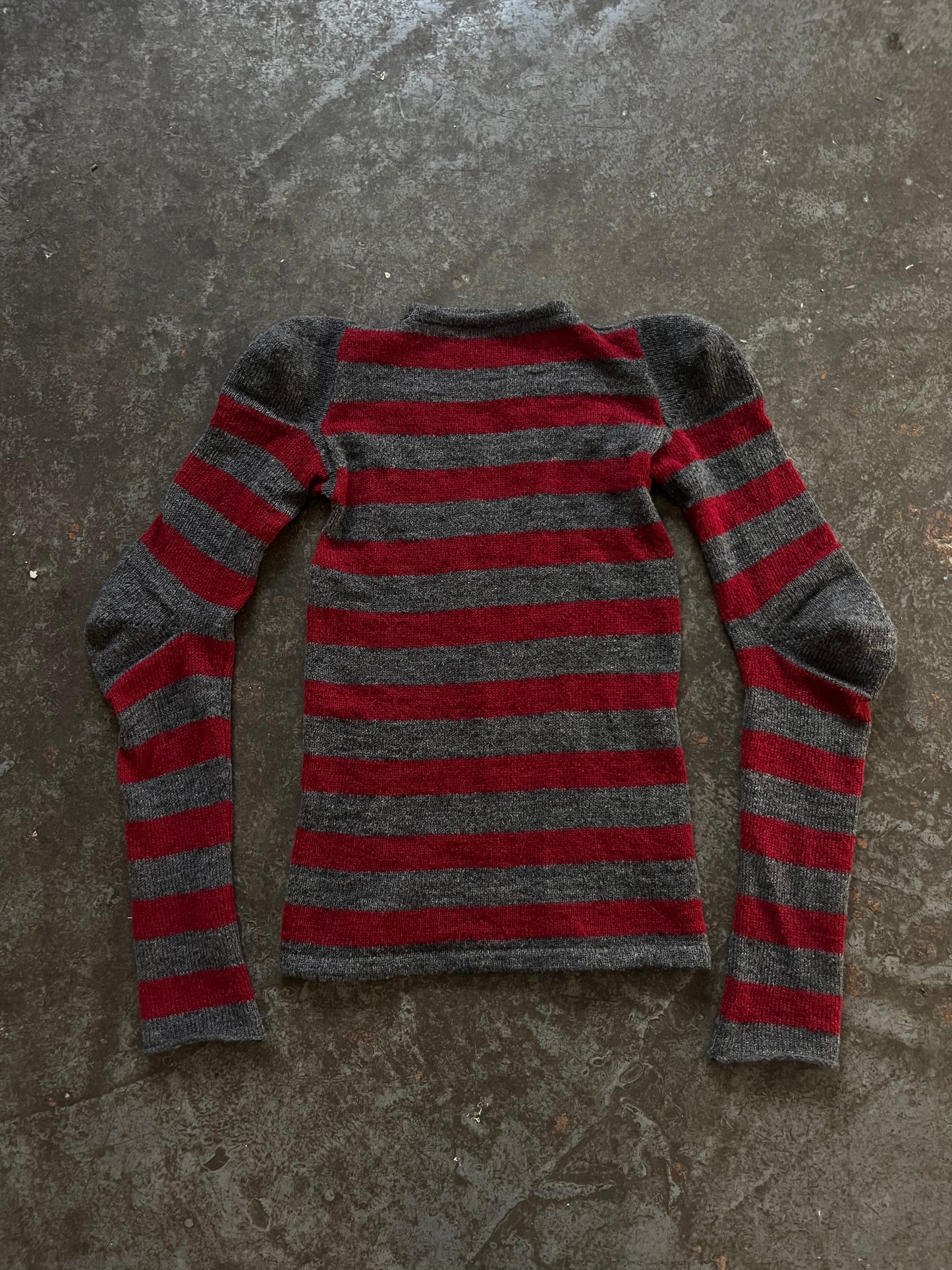 Mohair striped jumper