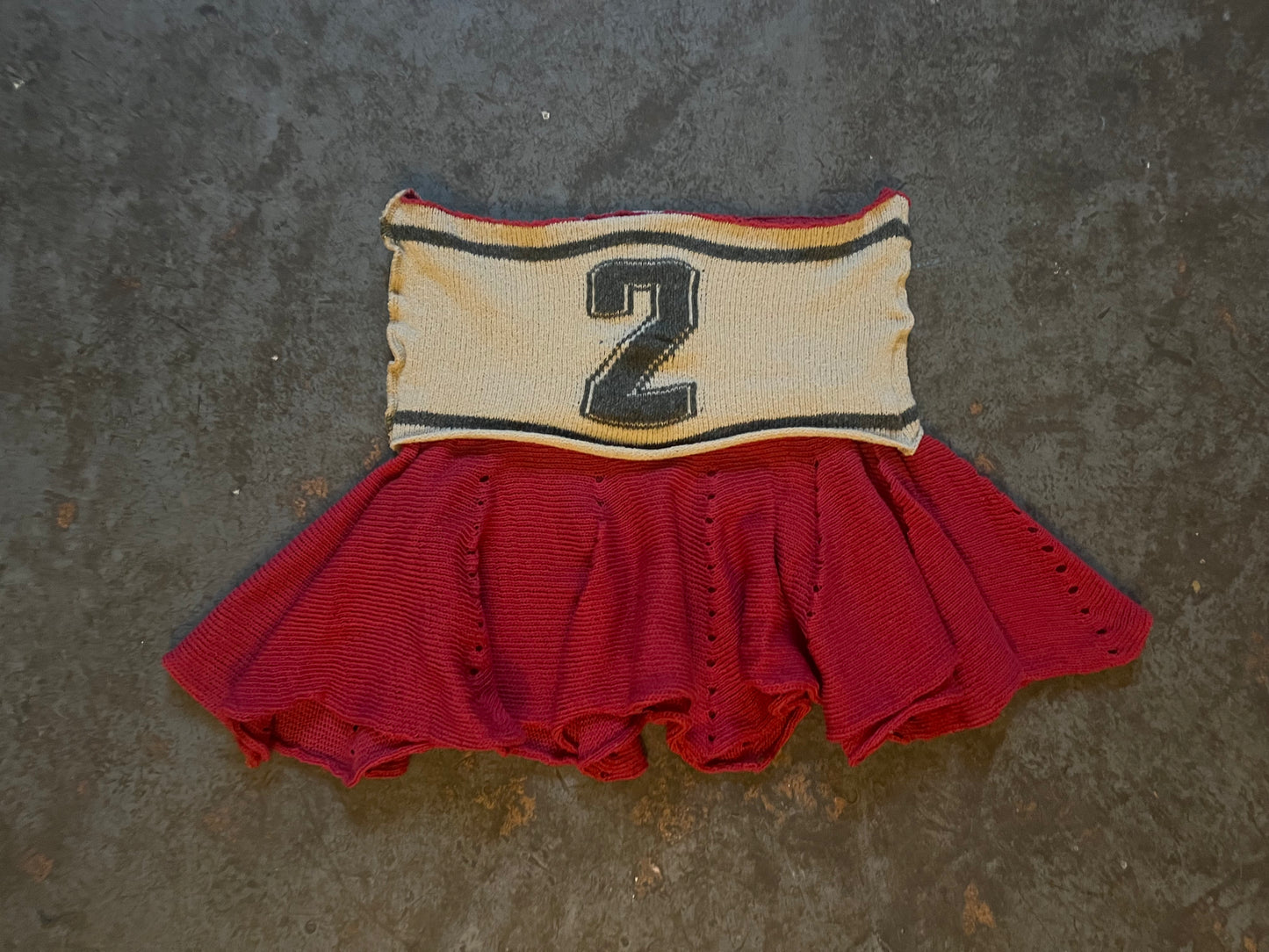 Ruffle mini skirt