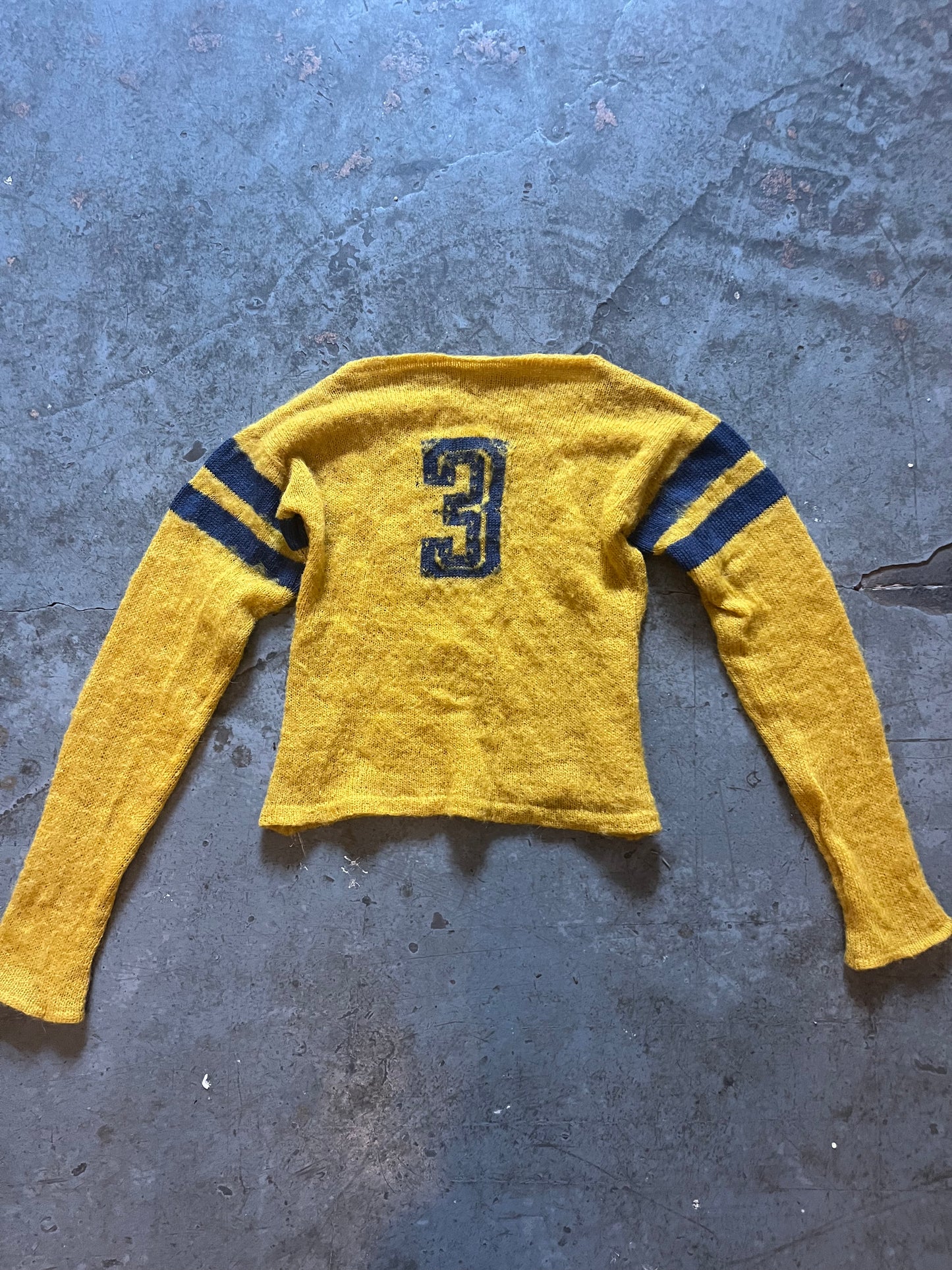 Mohair football jumper