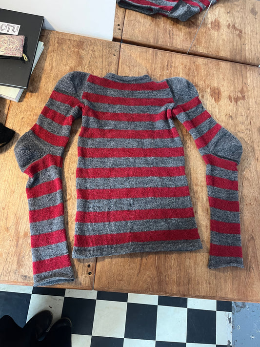 Mohair striped jumper