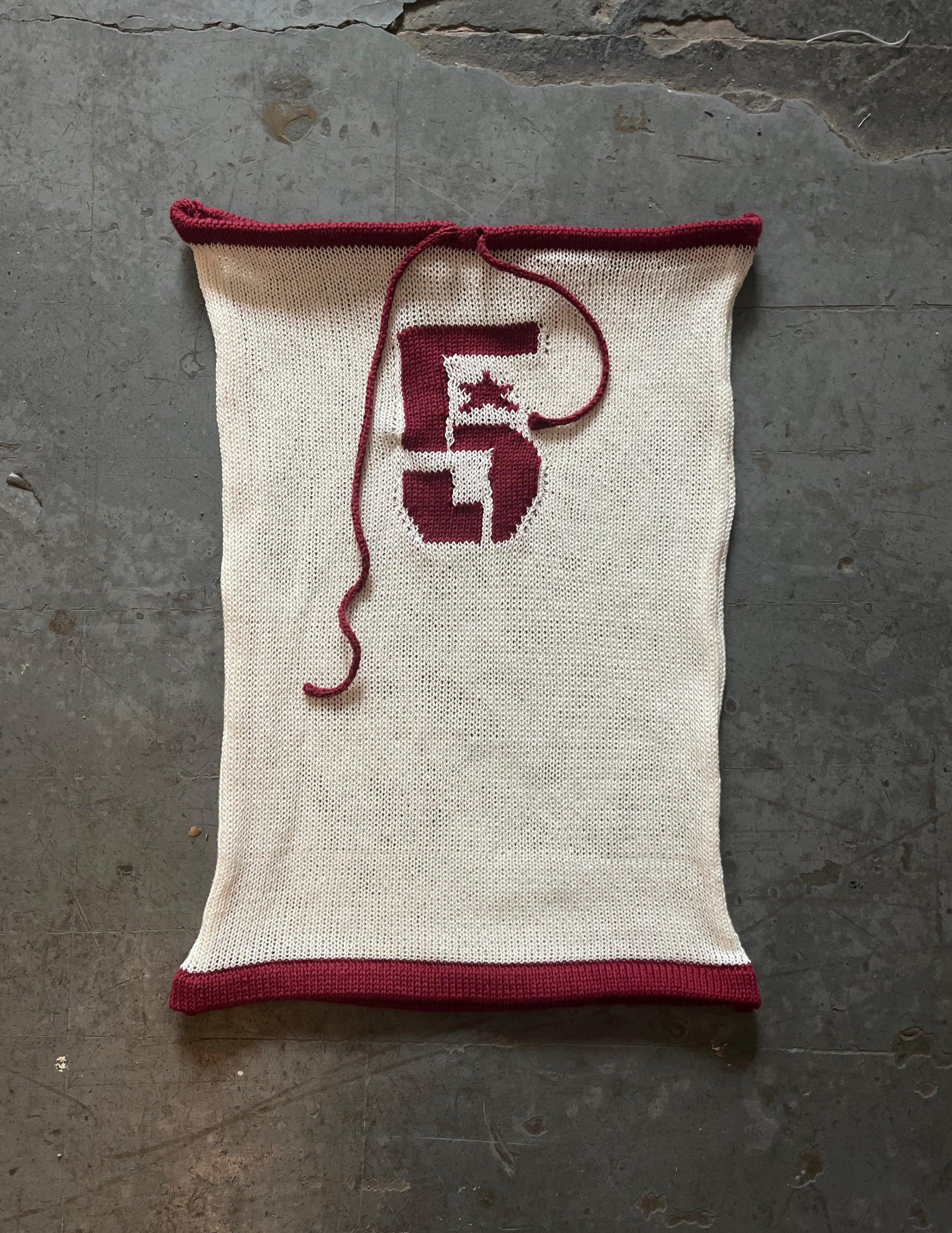 Knit number 5 tube top – Lilies of the Valley