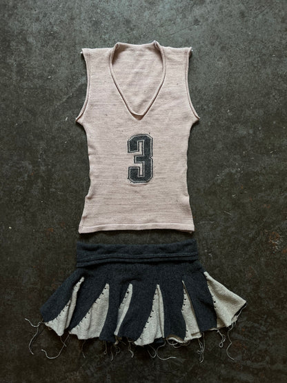 Pink stretch tank top