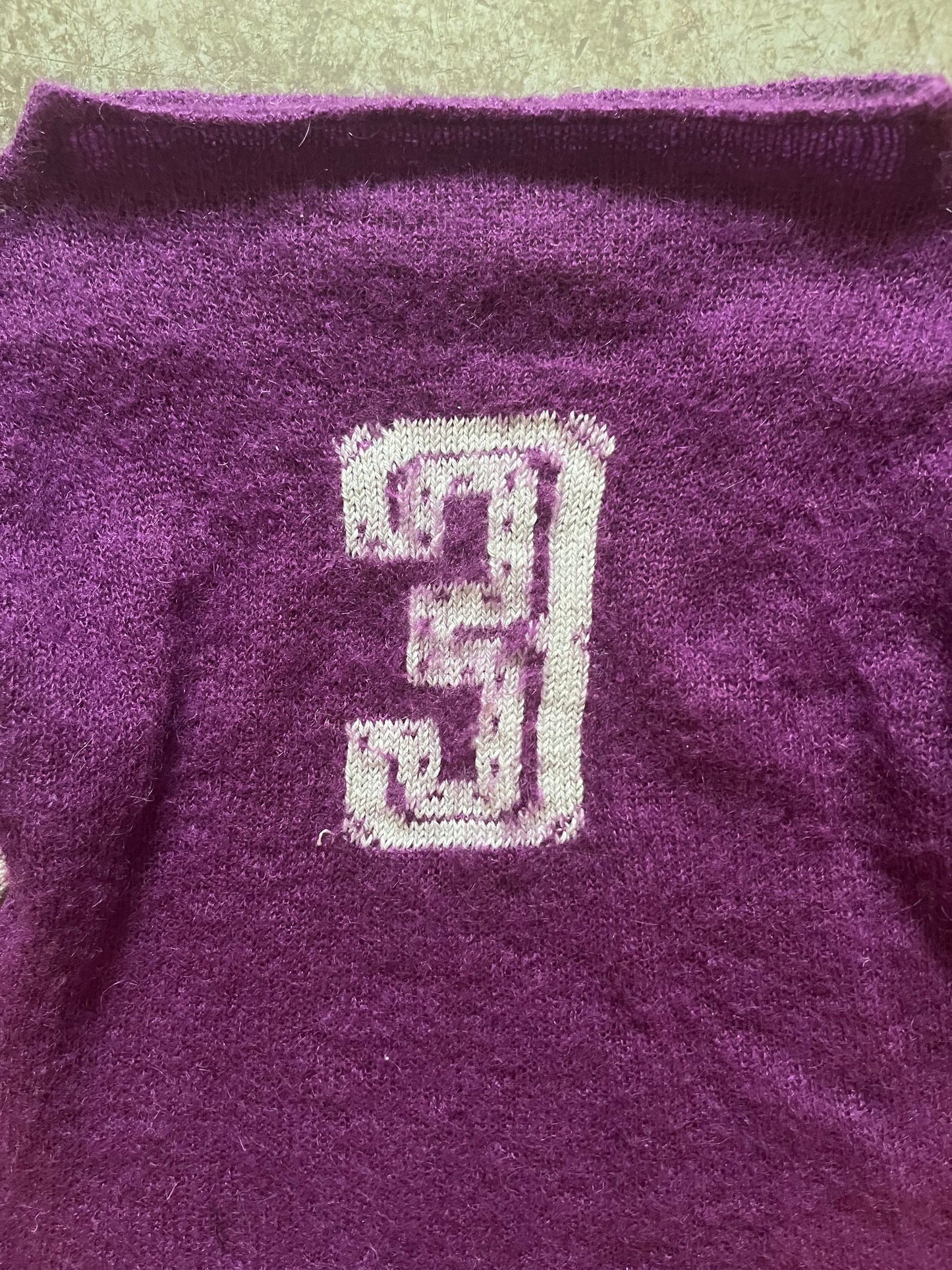 Mohair football jumper