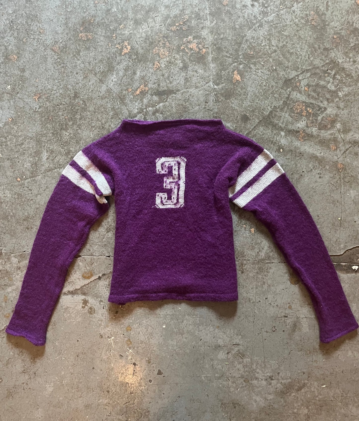 Mohair football jumper