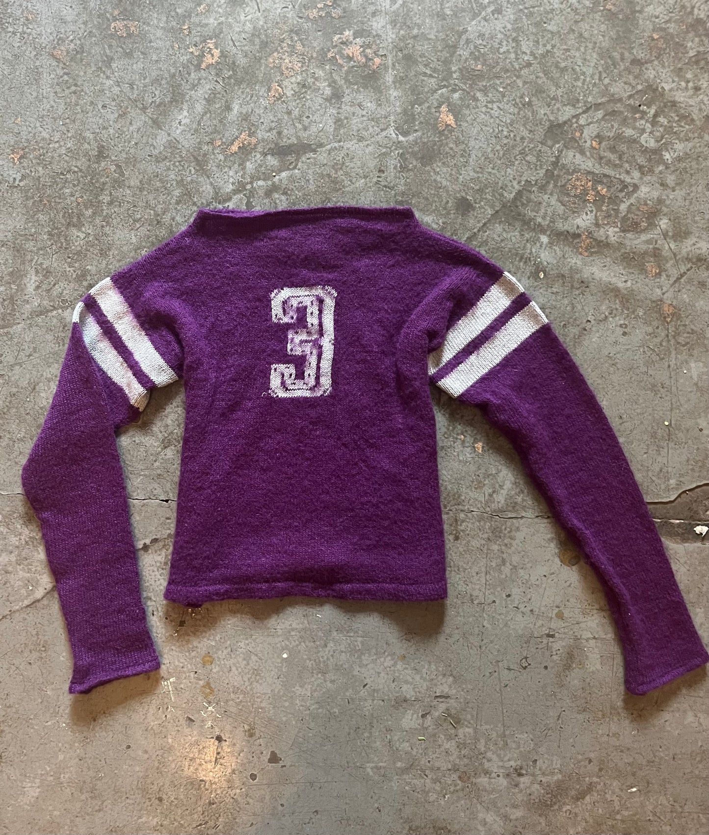 Mohair football jumper