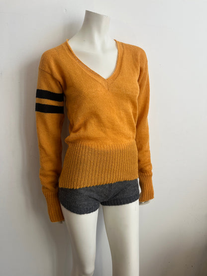 Mohair V-neck sweater