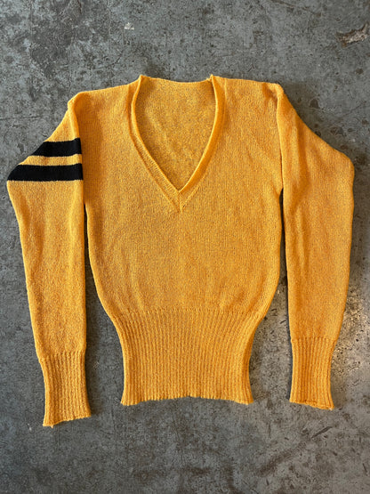 Mohair V-neck sweater