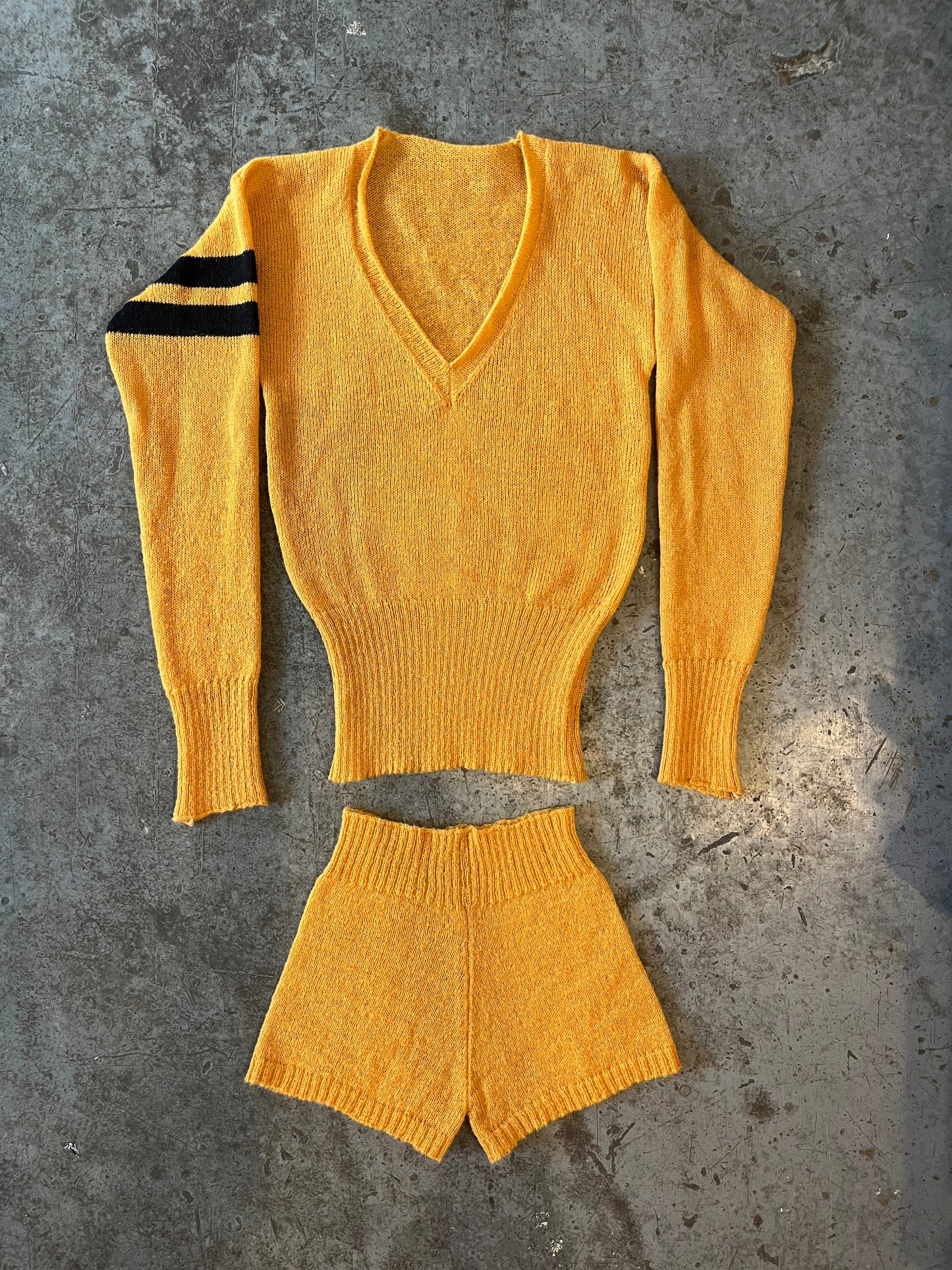 Mohair V-neck sweater